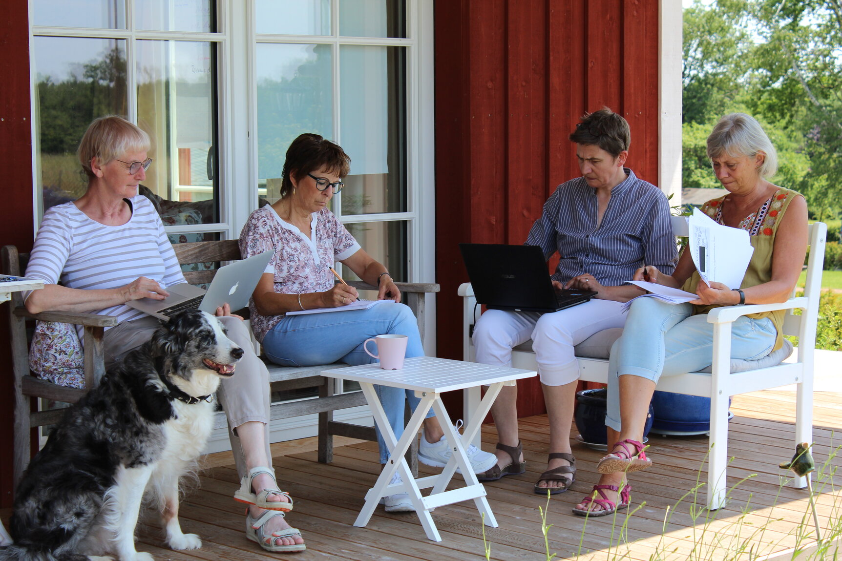 Gruppenarbeit beim Prozessbegleitertreffen