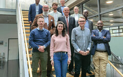 Personengruppe des RheinAhrCampus, Uni Koblenz und Abordnung der University of Rwanda  
