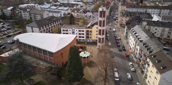 Luftaufnahme vom Projektstandort Koblenz Rauental