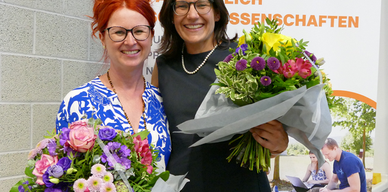 Prof. Dr. Agnieszka Maluga und Prof. Dr. Kathrin Klein-Zimmer