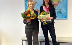 Prof. Dr. Sibylle Treude und Prof. Dr. Alexandra Moritz 